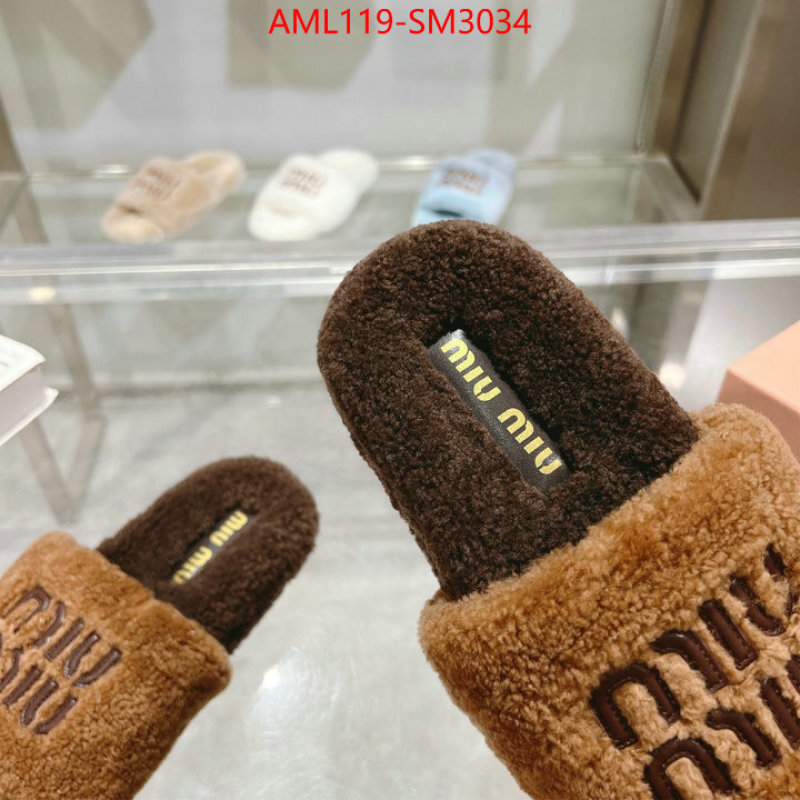 Women Shoes-Miu Miu designer 1:1 replica ID: SM3034 $: 119USD