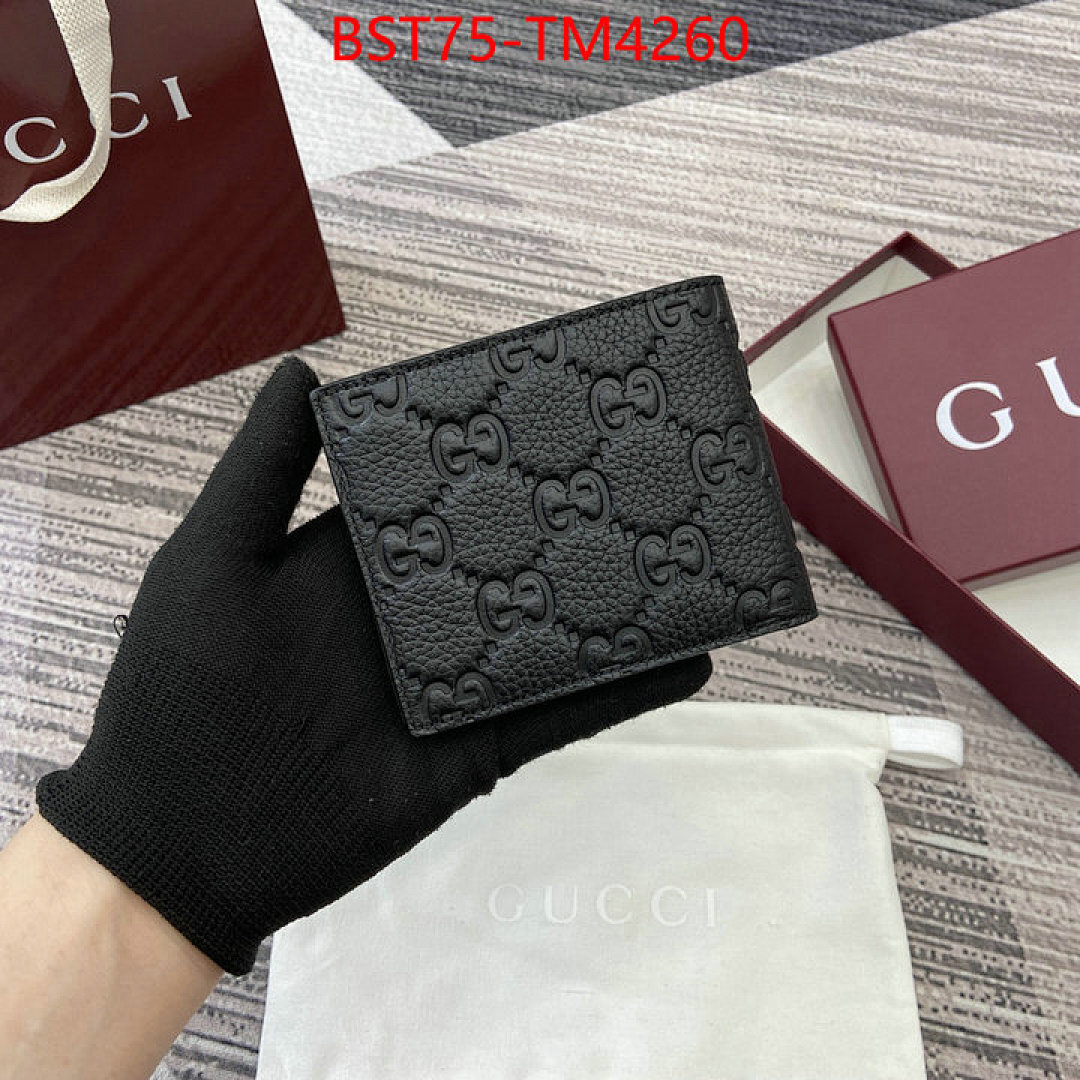 Gucci Bags(TOP)-Wallet- ID: TM4260 $: 75USD,