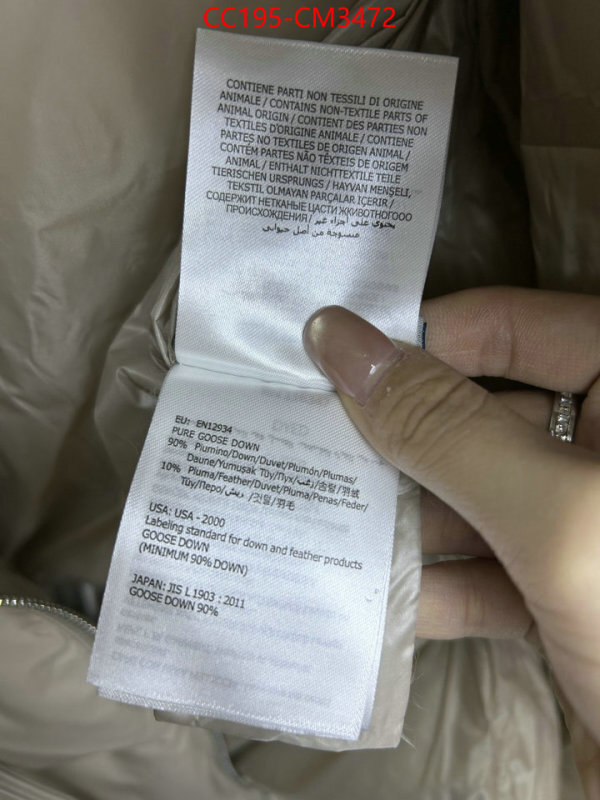 Down jacket Women-Moncler buy aaaaa cheap ID: CM3472 $: 195USD