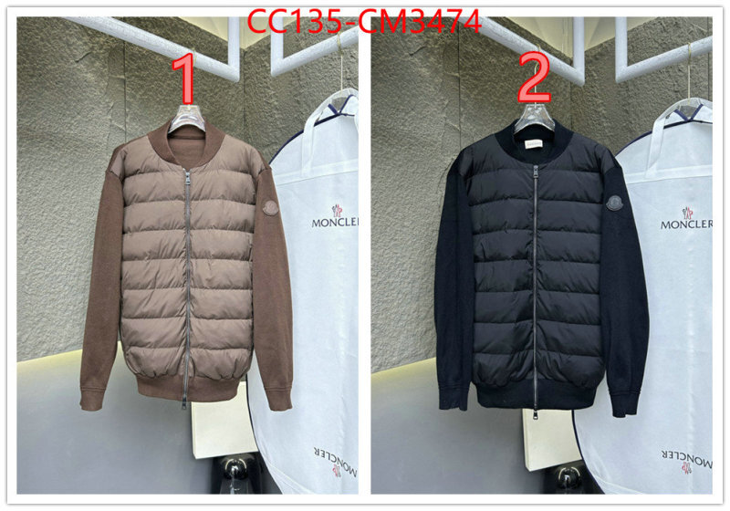 Down jacket Men-Moncler counter quality ID: CM3474 $: 135USD
