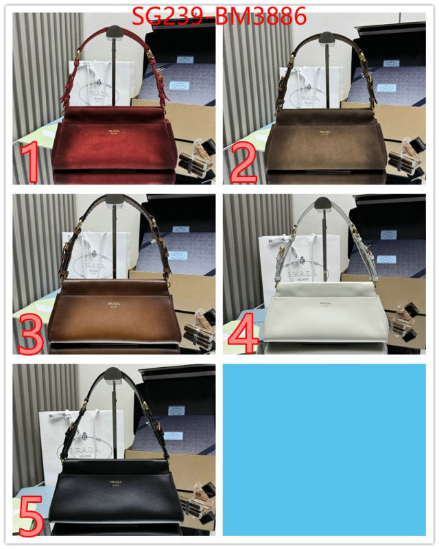 Prada Bags(TOP)-Handbag- ID: BM3886 $: 239USD,