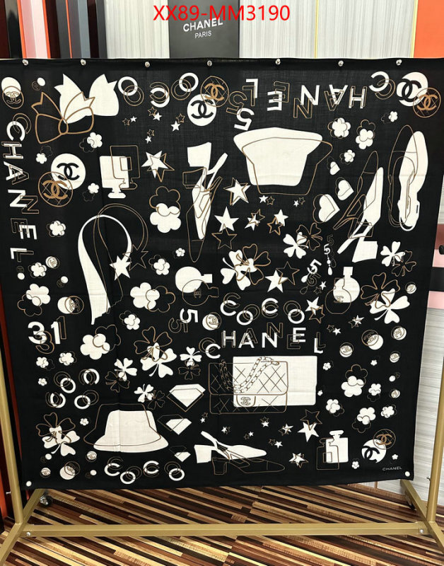 Scarf-Chanel replica best ID: MM3190 $: 89USD