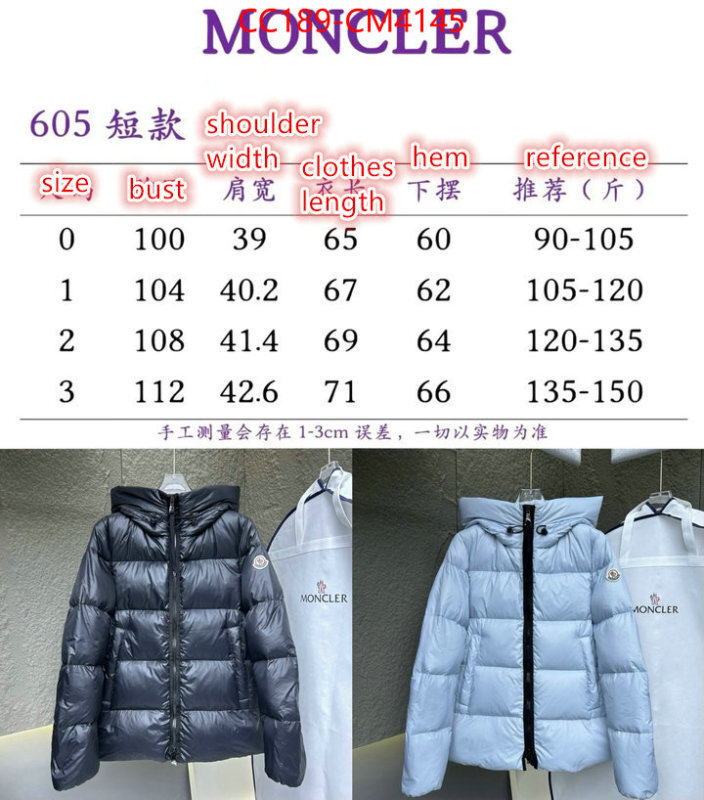 Down jacket Women-Moncler ID: CM4145 $: 189USD