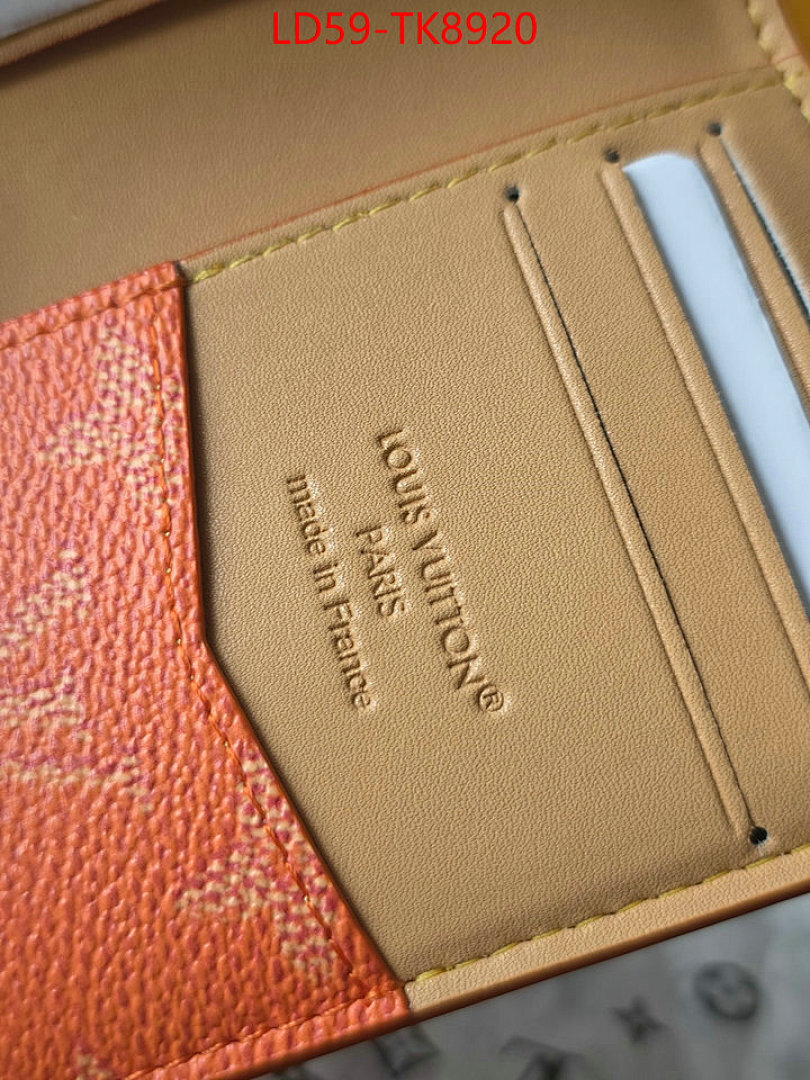 LV Bags(TOP)-Wallet ID: TK8920 $: 59USD,