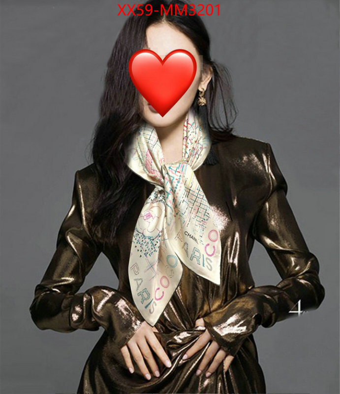 Scarf-Chanel online from china ID: MM3201 $: 59USD