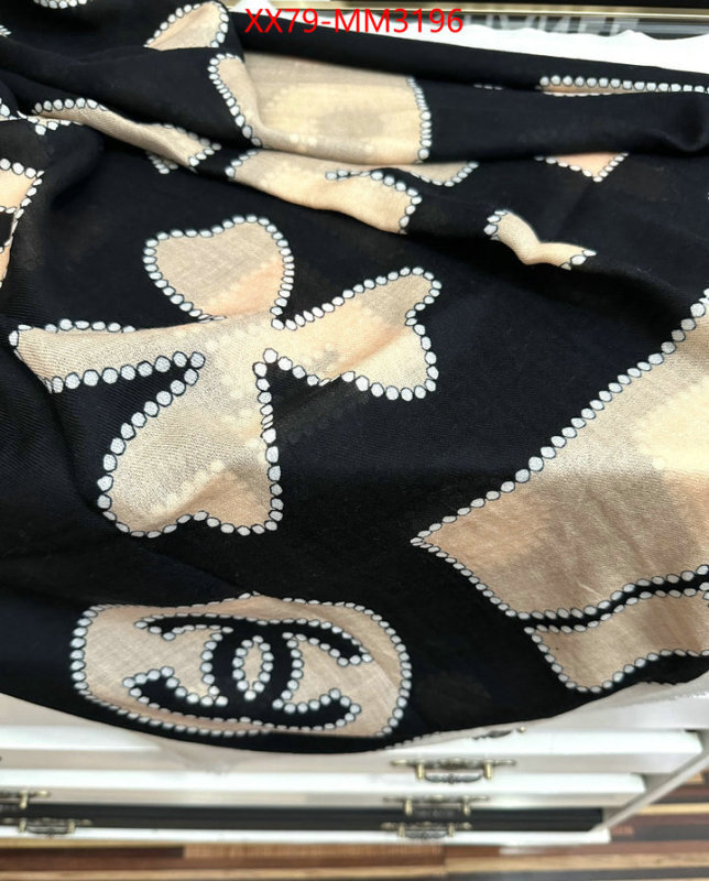 Scarf-Chanel what's the best to buy replica ID: MM3196 $: 79USD