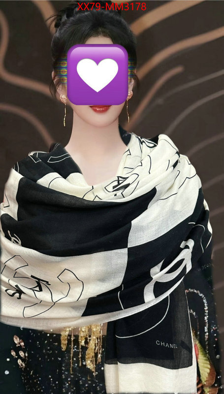 Scarf-Chanel best luxury replica ID: MM3178 $: 79USD