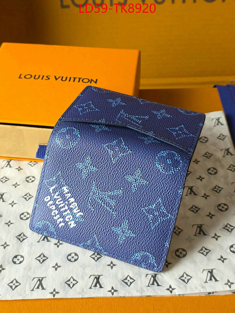 LV Bags(TOP)-Wallet ID: TK8920 $: 59USD,