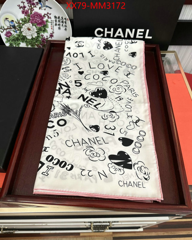 Scarf-Chanel buy high quality cheap hot replica ID: MM3172 $: 79USD