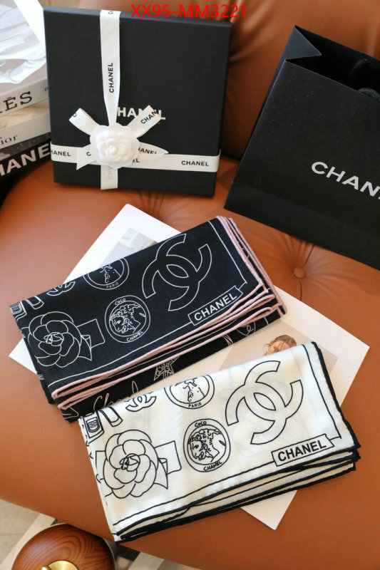 Scarf-Chanel high quality designer replica ID: MM3221 $: 95USD