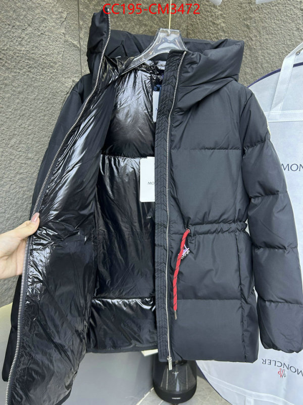Down jacket Women-Moncler buy aaaaa cheap ID: CM3472 $: 195USD