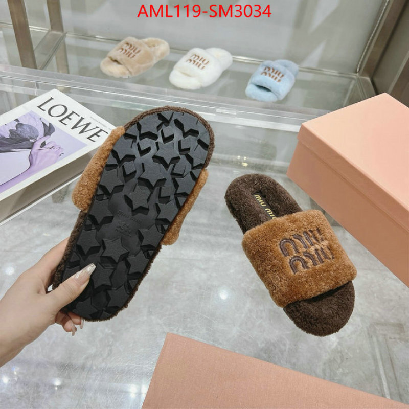 Women Shoes-Miu Miu designer 1:1 replica ID: SM3034 $: 119USD