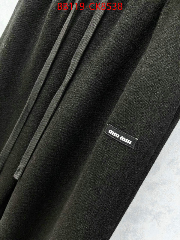 Clothing-MIU MIU ID: CK8538 $: 119USD