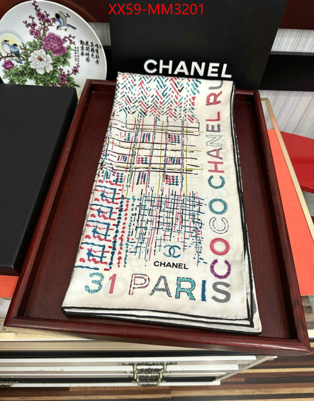Scarf-Chanel online from china ID: MM3201 $: 59USD