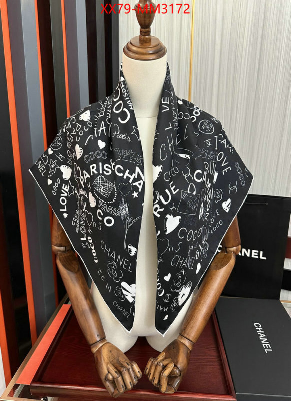 Scarf-Chanel buy high quality cheap hot replica ID: MM3172 $: 79USD