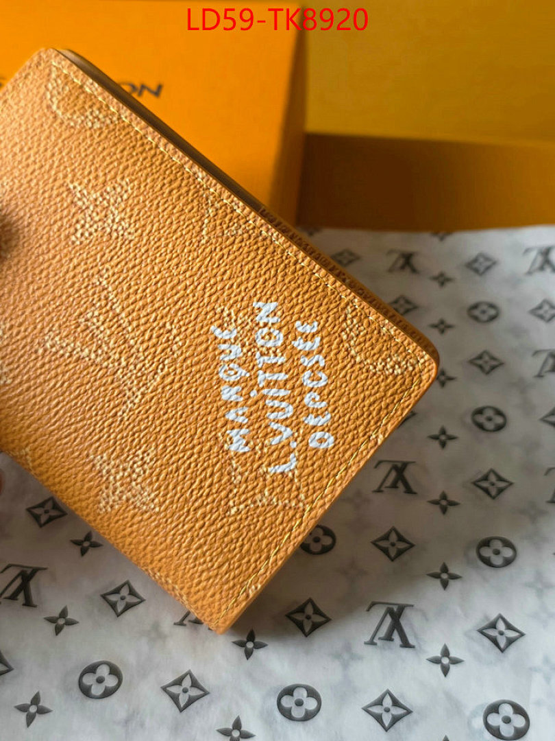LV Bags(TOP)-Wallet ID: TK8920 $: 59USD,