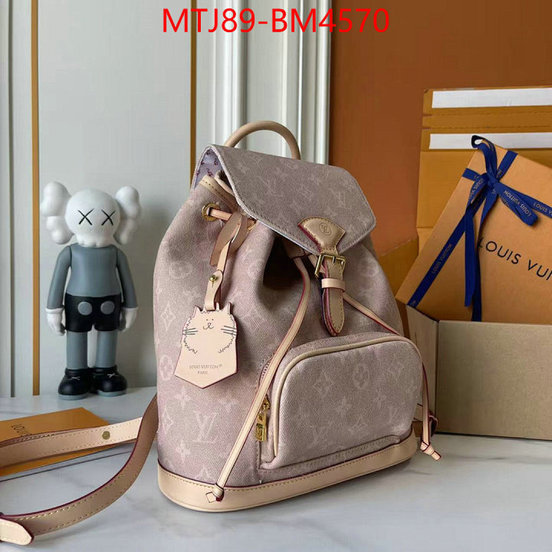 LV Bags(4A)-Backpack- ID: BM4570 $: 89USD,