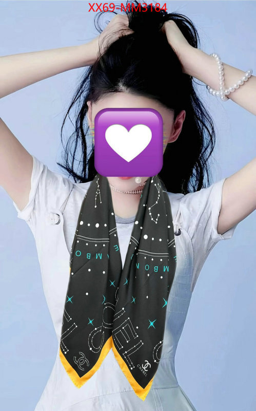 Scarf-Chanel high quality designer replica ID: MM3184 $: 69USD