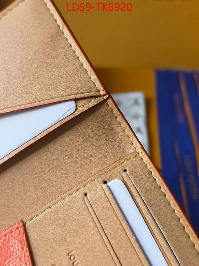 LV Bags(TOP)-Wallet ID: TK8920 $: 59USD,