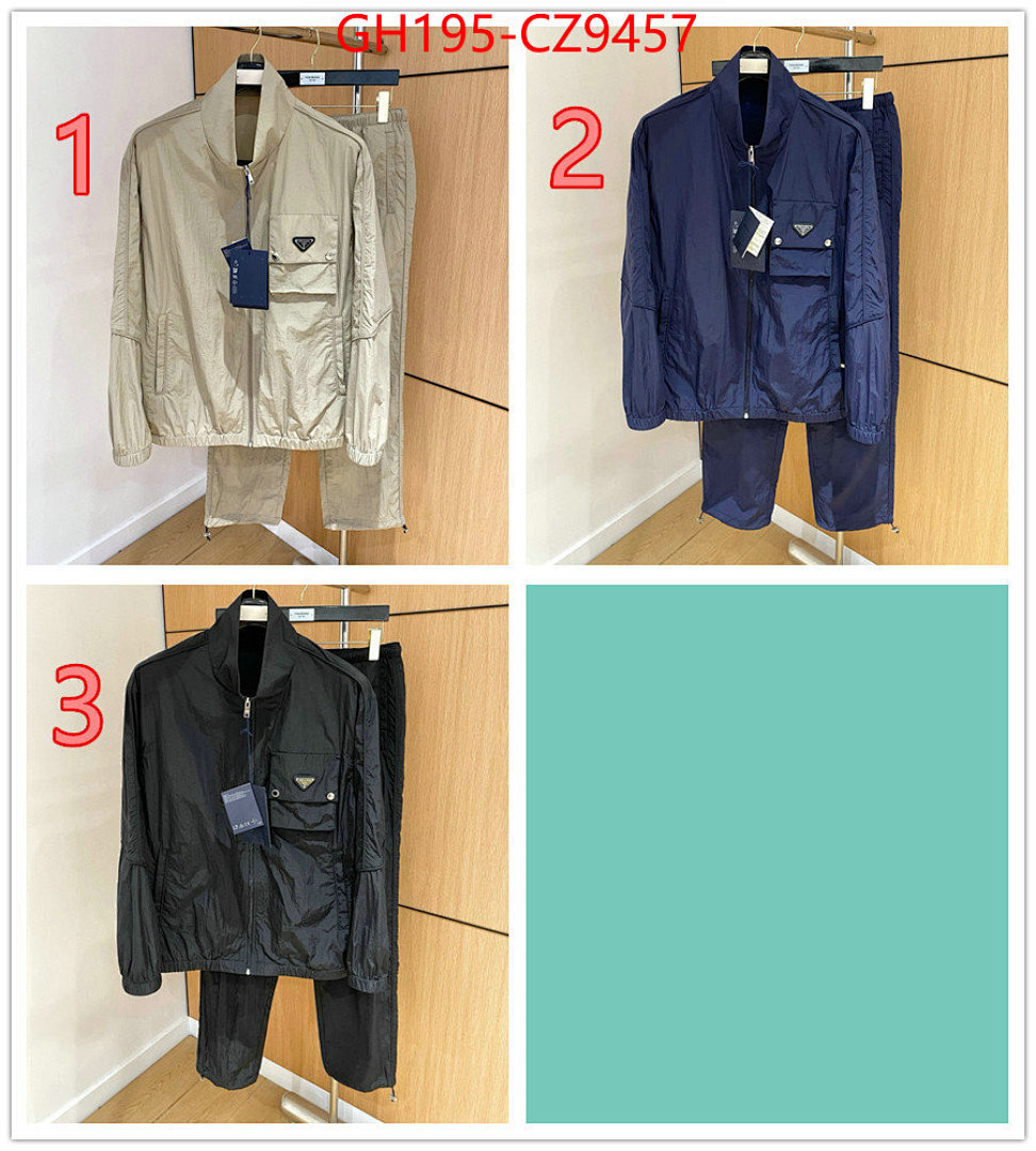 Clothing Set-Prada ID: CZ9457 $: 195USD