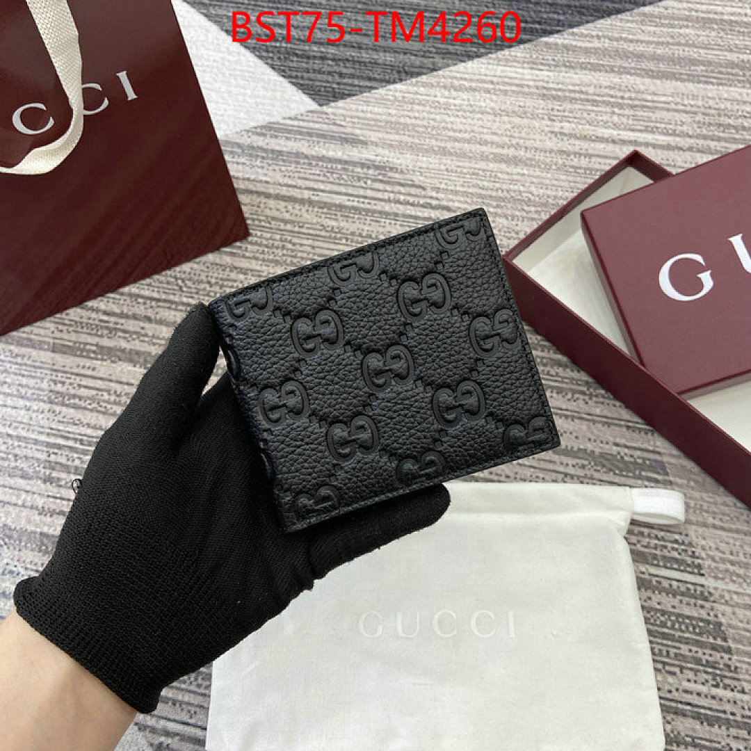 Gucci Bags(TOP)-Wallet- ID: TM4260 $: 75USD,