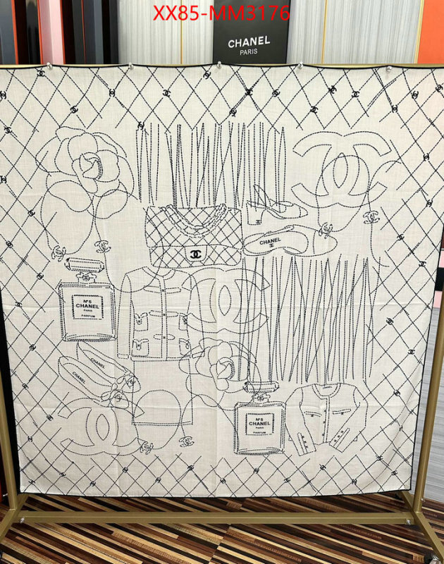 Scarf-Chanel aaaaa quality replica ID: MM3176 $: 85USD