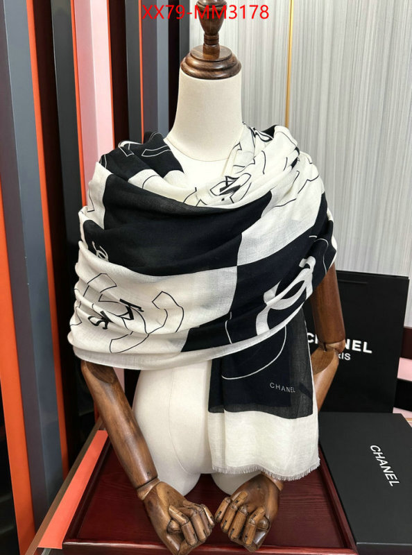 Scarf-Chanel best luxury replica ID: MM3178 $: 79USD