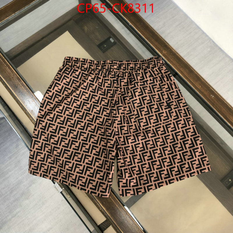 Beach Shorts-Fendi can you buy knockoff ID: CK8311 $: 65USD