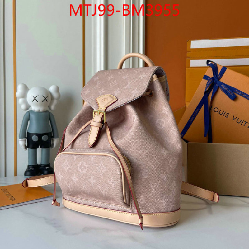 LV Bags(4A)-Backpack- ID: BM3955 $: 99USD,