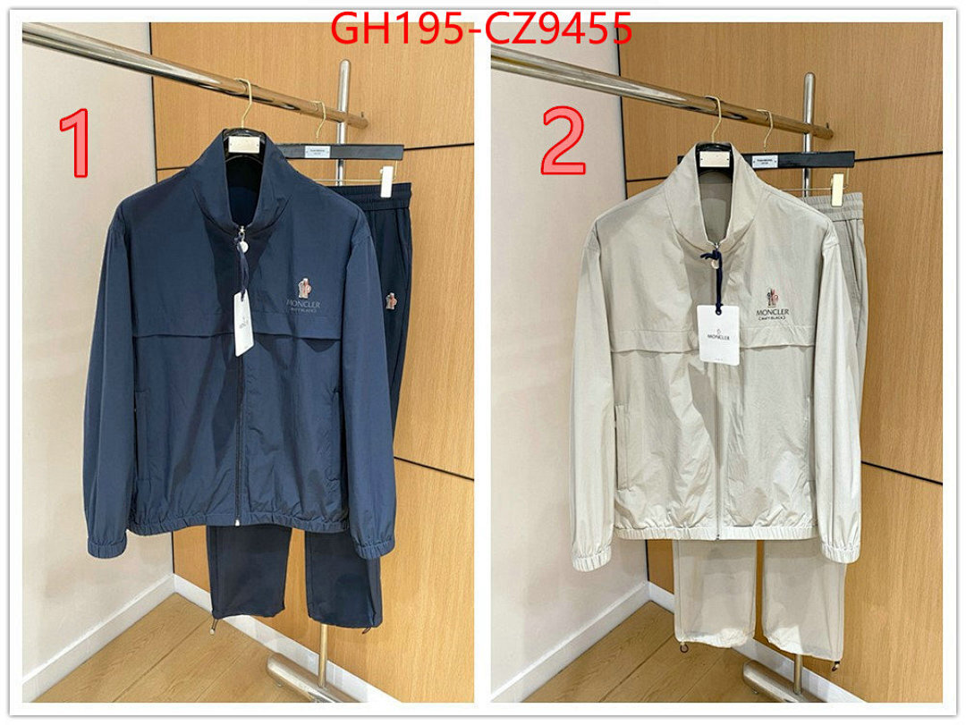 Clothing Set-Moncler ID: CZ9455 $: 195USD