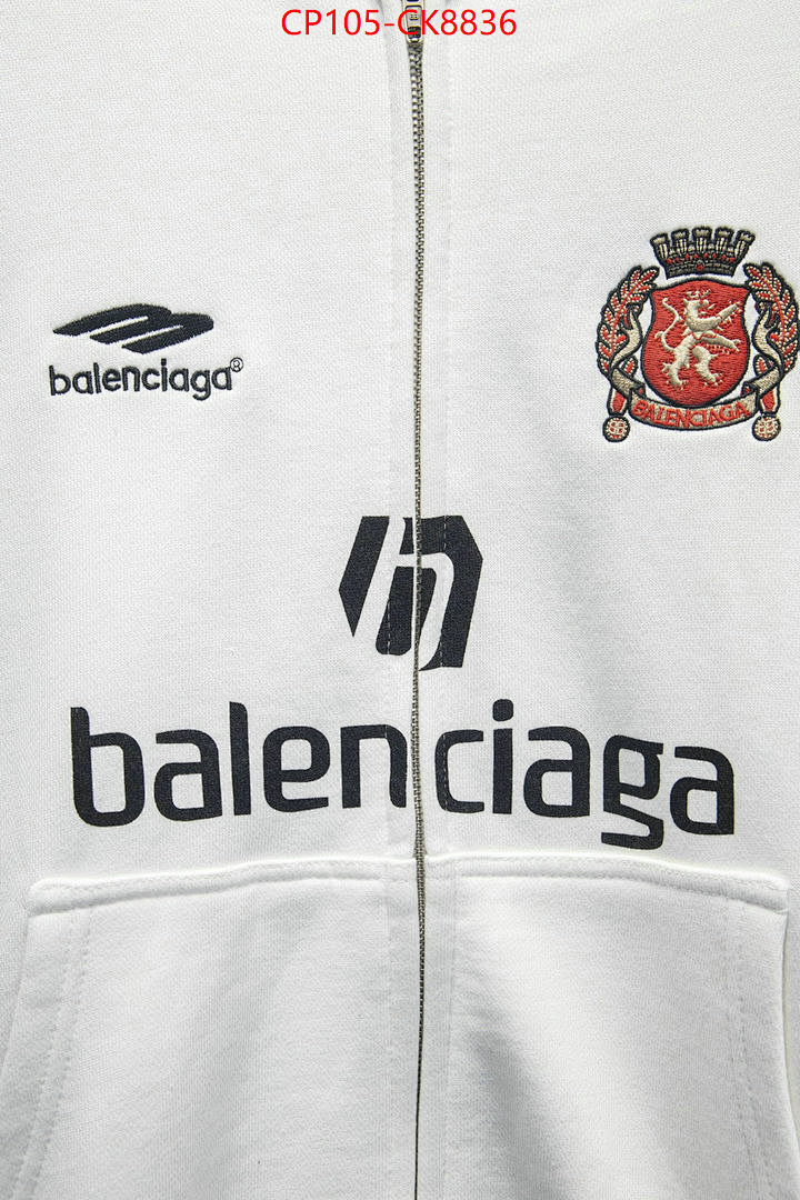 Clothing-Balenciaga ID: CK8836 $: 105USD