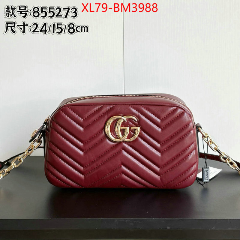 Gucci Bags(4A)-Marmont ID: BM3988 $: 79USD,