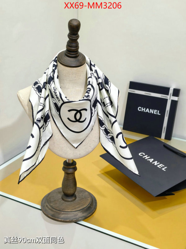 Scarf-Chanel aaaaa quality replica ID: MM3206 $: 69USD