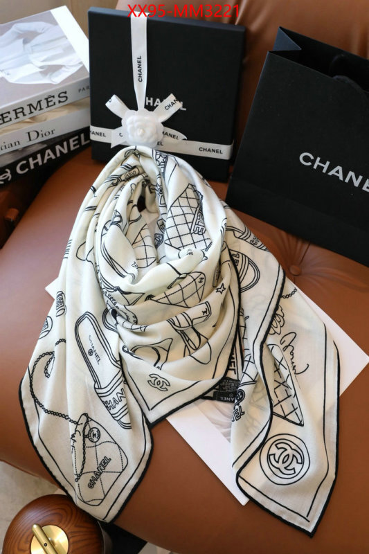 Scarf-Chanel high quality designer replica ID: MM3221 $: 95USD