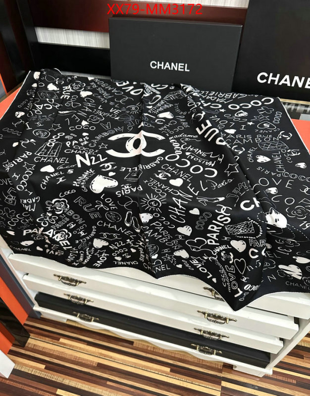 Scarf-Chanel buy high quality cheap hot replica ID: MM3172 $: 79USD