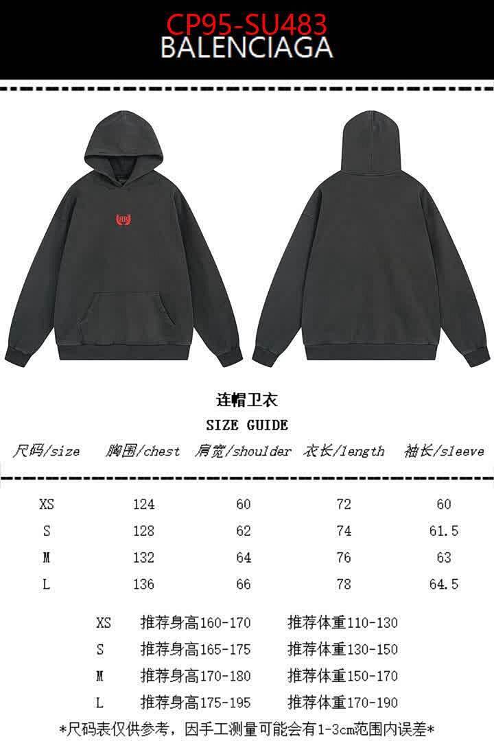Clothing-Balenciaga ID: SU483 $: 95USD