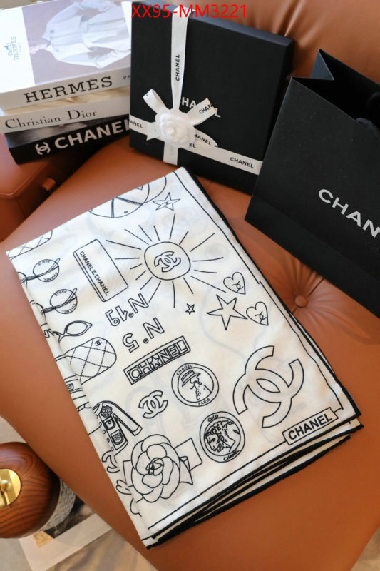 Scarf-Chanel high quality designer replica ID: MM3221 $: 95USD