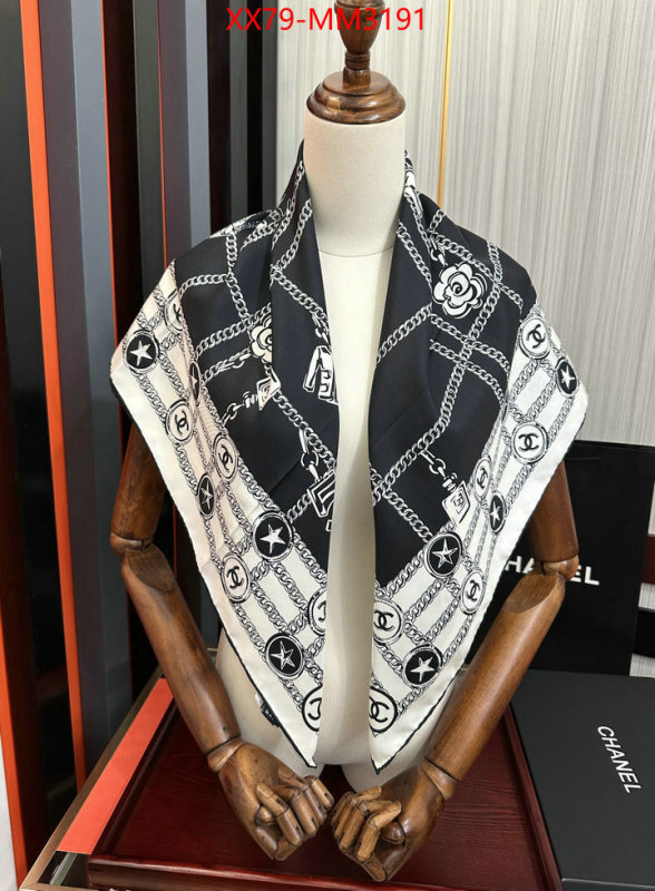 Scarf-Chanel designer high replica ID: MM3191 $: 79USD