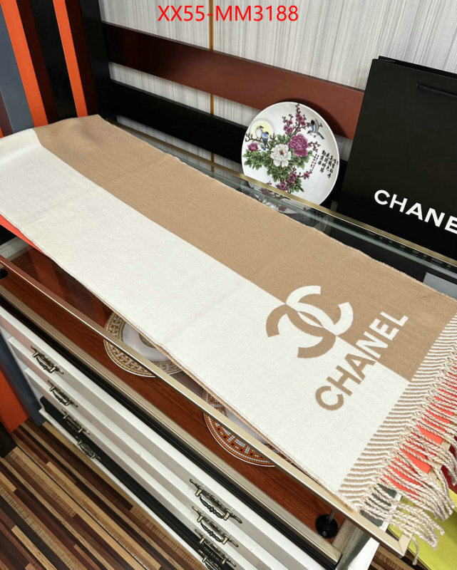Scarf-Chanel buy high-quality fake ID: MM3188 $: 55USD
