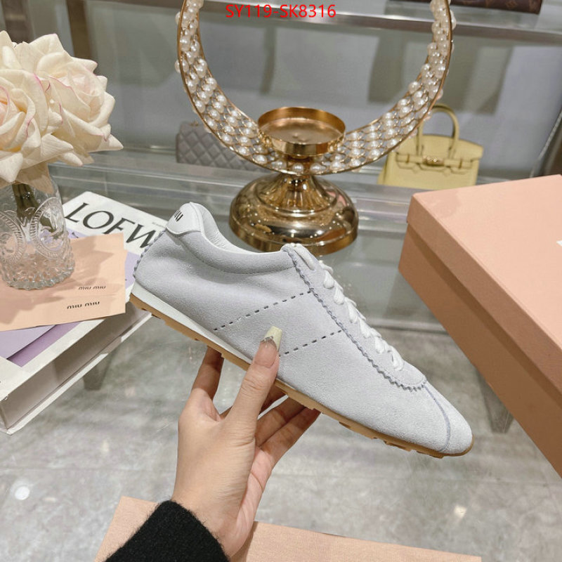 Women Shoes-Miu Miu buy first copy replica ID: SK8316 $: 119USD