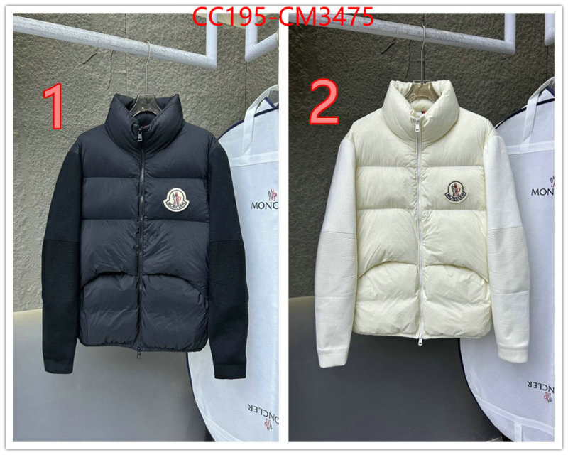 Down jacket Men-Moncler where to buy replicas ID: CM3475 $: 195USD