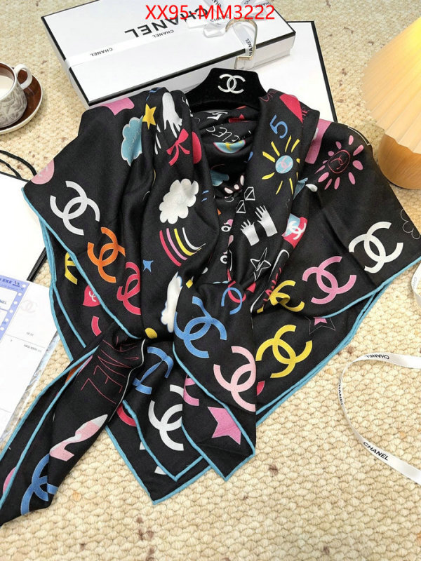 Scarf-Chanel what best replica sellers ID: MM3222 $: 95USD
