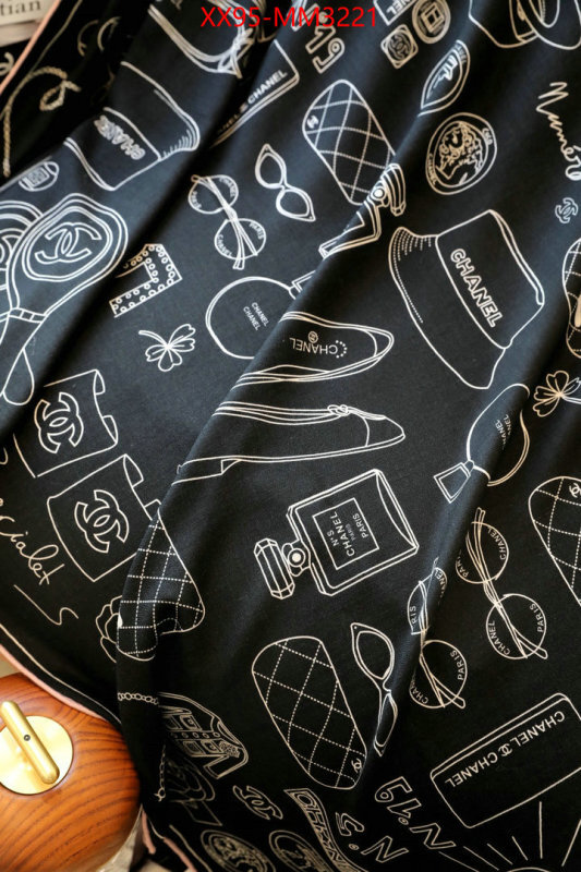 Scarf-Chanel high quality designer replica ID: MM3221 $: 95USD