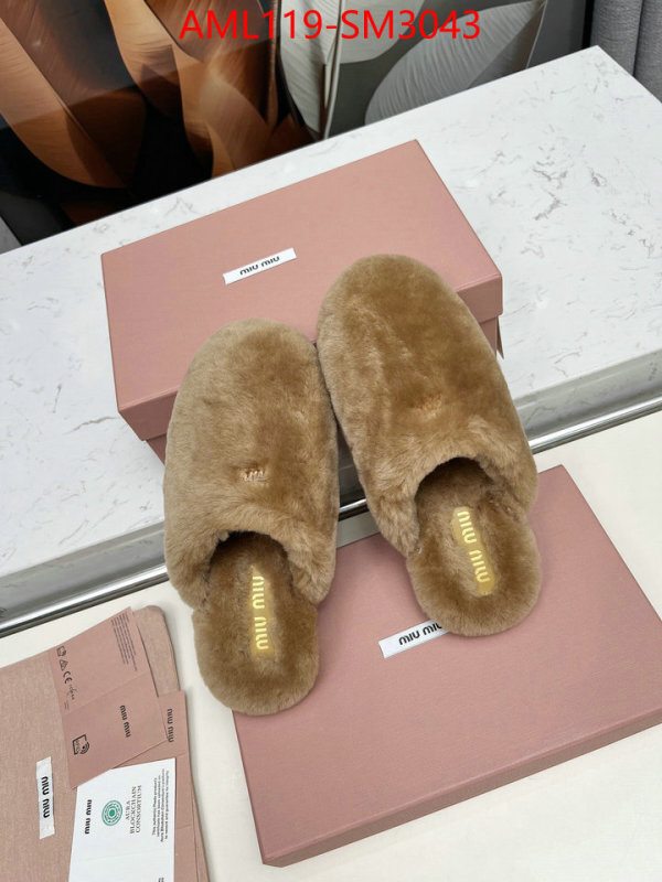 Women Shoes-Miu Miu what 1:1 replica ID: SM3043 $: 119USD