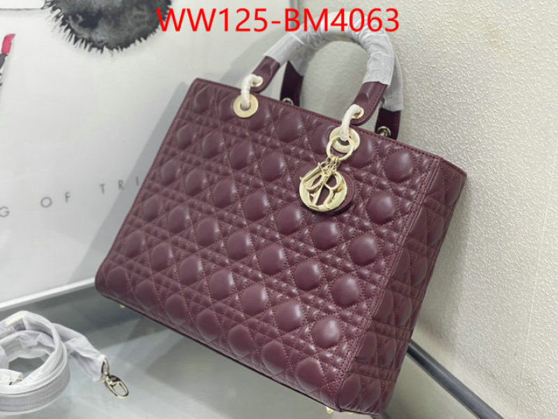 Dior Bags(4A)-Lady- ID: BM4063 $: 125USD,