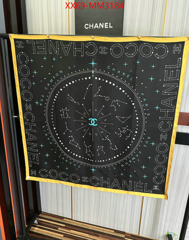 Scarf-Chanel high quality designer replica ID: MM3184 $: 69USD