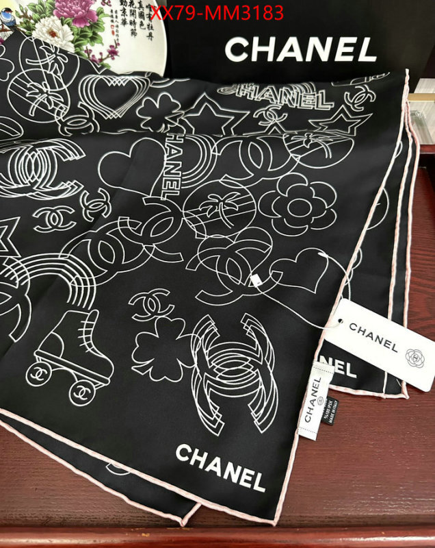 Scarf-Chanel luxury shop ID: MM3183 $: 79USD