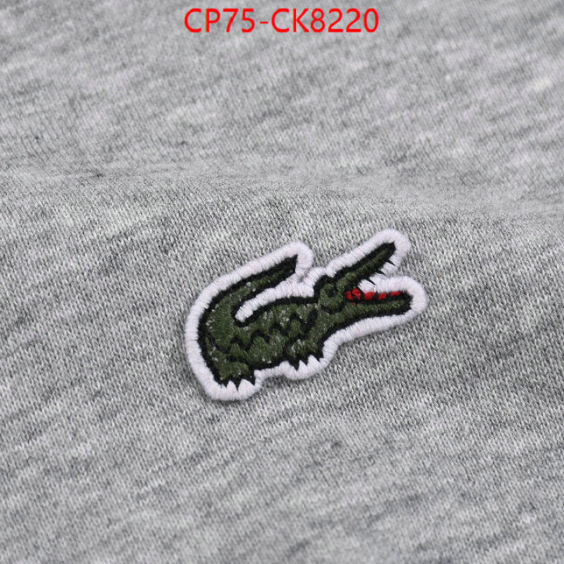 Clothing-Lacoste replica online ID: CK8220 $: 75USD