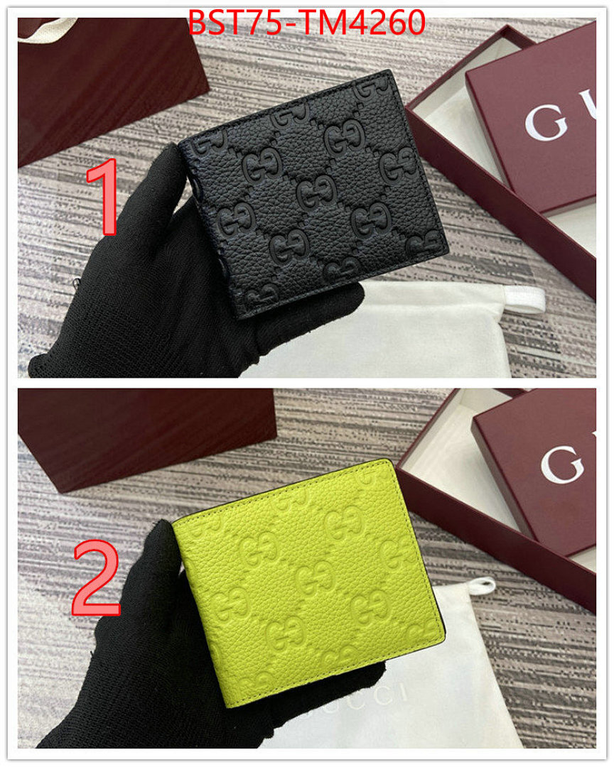 Gucci Bags(TOP)-Wallet- ID: TM4260 $: 75USD,