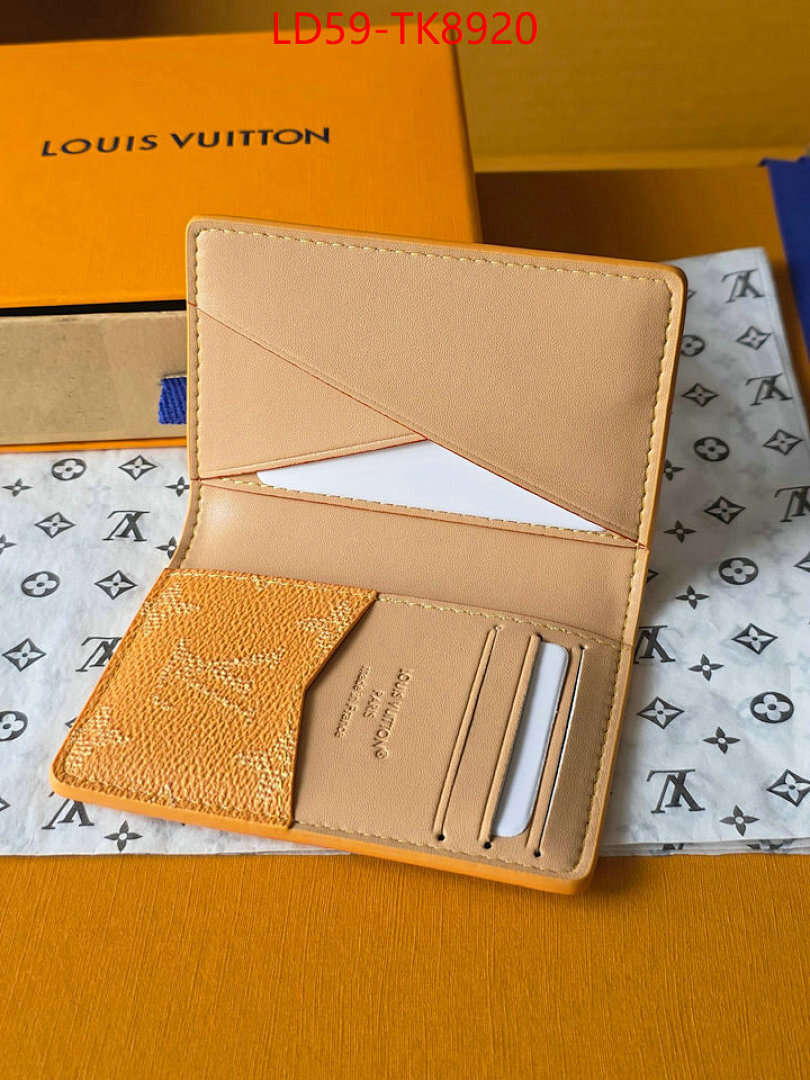 LV Bags(TOP)-Wallet ID: TK8920 $: 59USD,